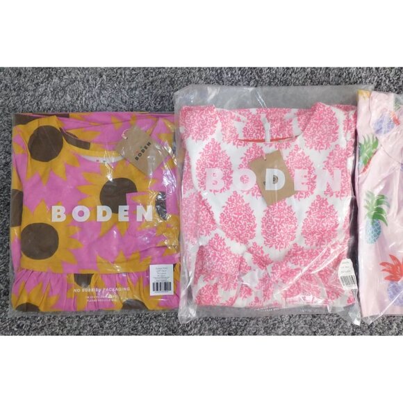 4 x Boden Girls Kaftan & Dresses NEW Size 5-6Y Sunflower Geo, Floret Paisley - Picture 2 of 7